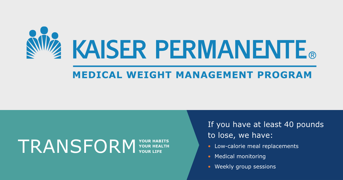 Kaiser permanente weight loss programs humane society of cincinnati